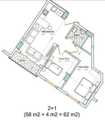 City and Mountain-View Apartments in the Center of Alanya Antalya