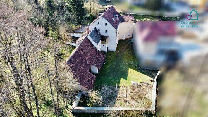 Luftaufnahme Anwesen