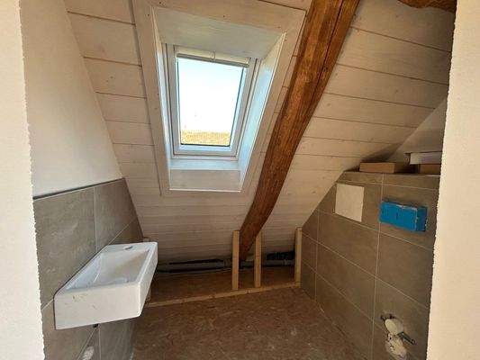 Gäste WC im Dachgeschoss