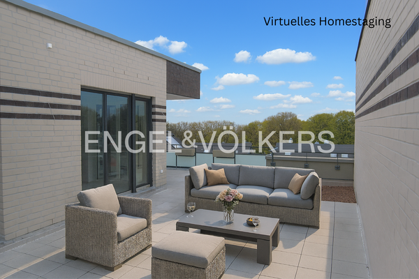 Virtuelles Homestaging , Dachterrasse