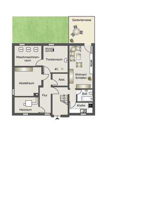 Grundriss Hanggeschoss