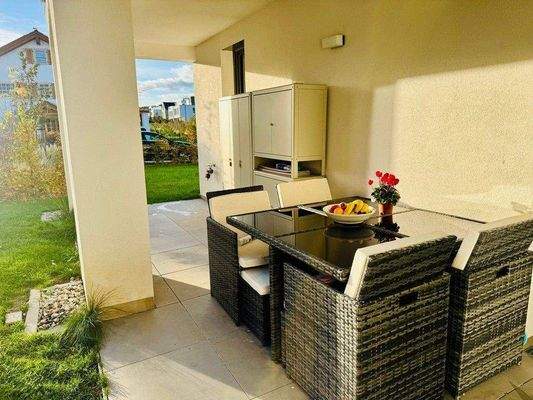 Überdachte Terrasse