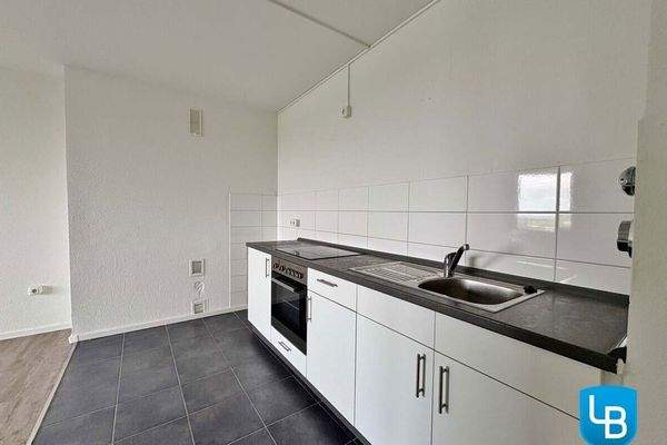 Die unmöblierte Küche