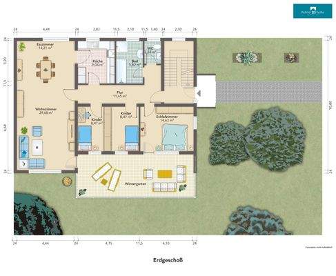 Grundriss vor Sanierung