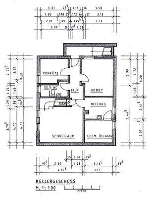 Grundriss Kellergeschoss Architekt
