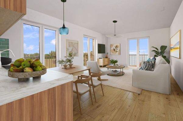 Wohnen mit Essbereich mit Meerblick