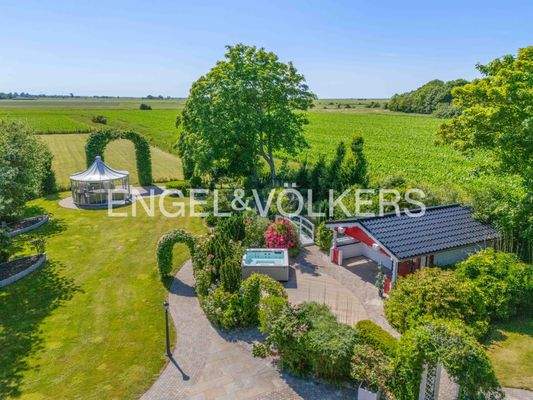 Luftbildaufnahme vom Anwesen