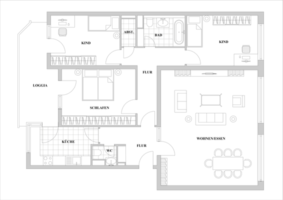 Grundriss 4. OG rechts