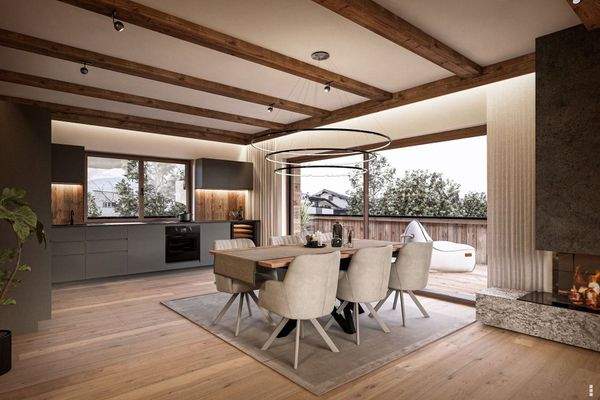 Die_Maklerei_Visualisierung_Küche u. Essbereich