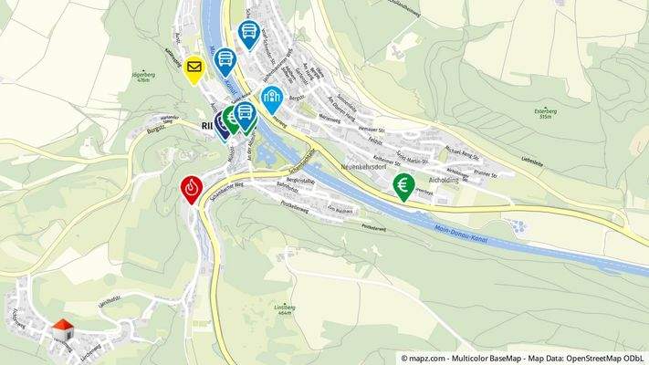 Geolyzer Kartenausschnitt