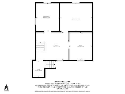 Grundriss Keller