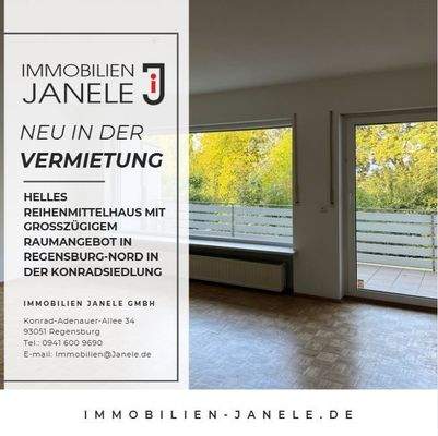 Helles Reihenmittelhaus