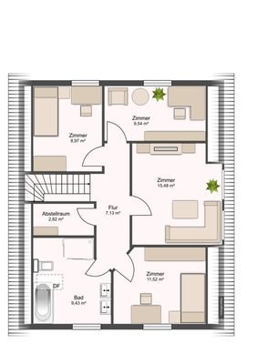 Grundriss Dachgeschoss