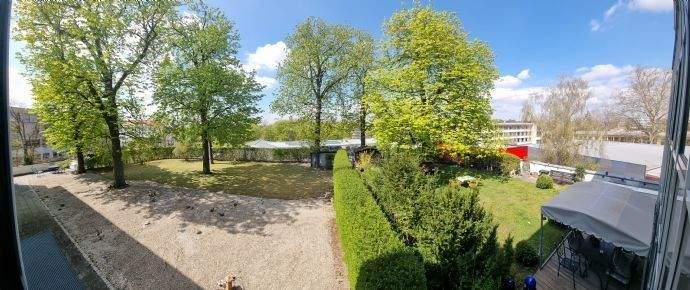 Ausblick aus dem Schlafzimmerfenster