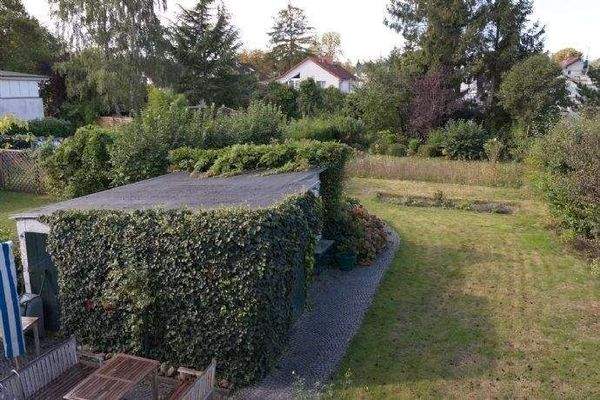 Blick auf das hintere Grundstück