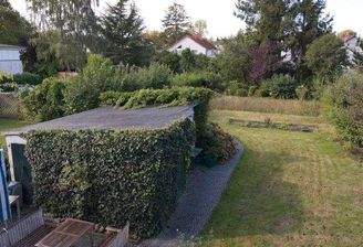 Blick auf das hintere Grundstück