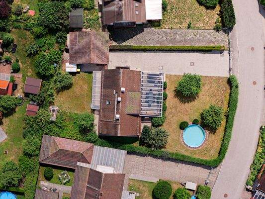 Gebäudeansicht Vogelperspektive
