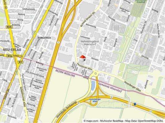 Geolyzer Kartenausschnitt