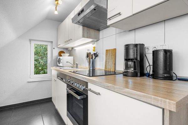 Blick in die Küche Wohnung 3