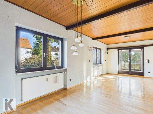 Heller Wohn-Essbereich