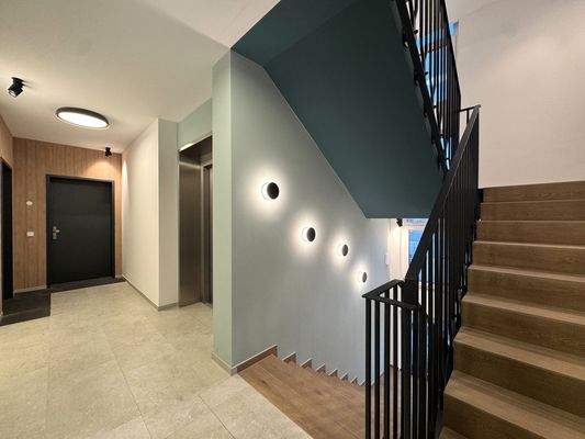 Modernes Treppenhaus