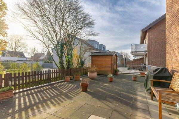 Blick auf die Terrasse