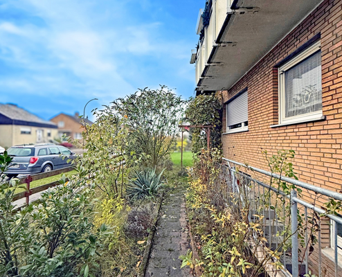 Blick auf Treppenabgang