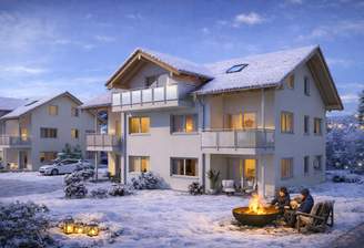 Haus 2 Außenansicht Winterbild (KI generiert)