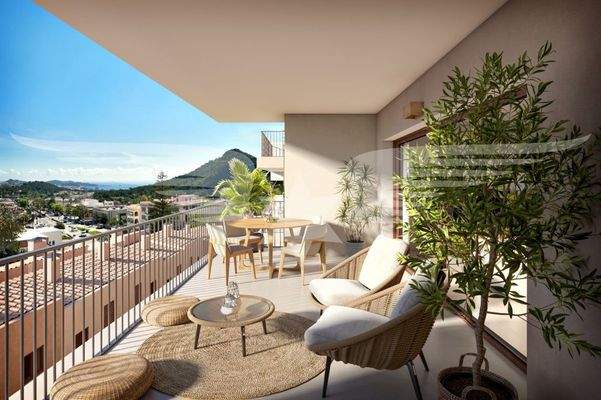 Visualisierte Terrasse