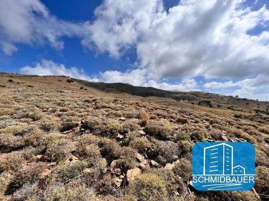 Kreta, Agios Pavlos: Grundstück mit herrlichem Blick auf das Libysche Meer zu verkaufen