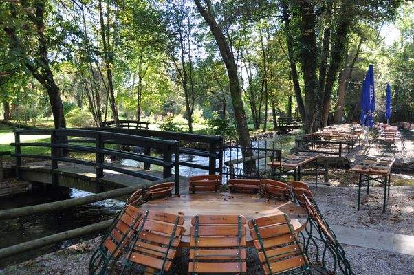 Biergarten an der Würm