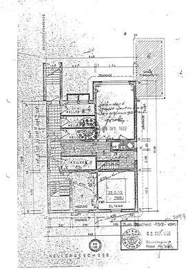 Grundriss Souterrain Vorher