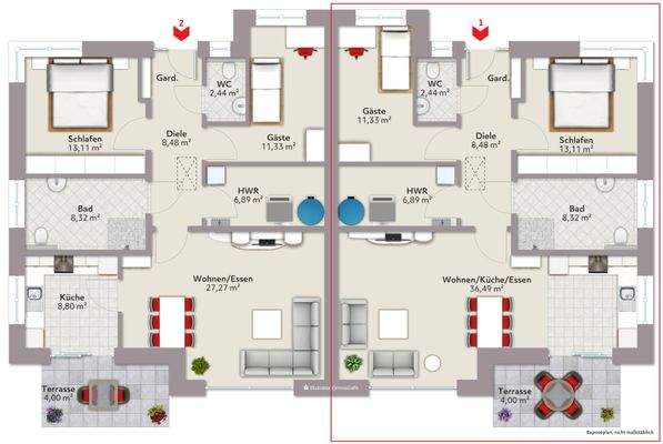 Grundriss Erdgeschoss