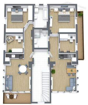 3D Grundriss 1.Obergeschoß