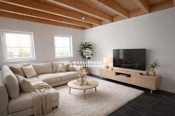 Beispiel eingerichtetes Wohnzimmer