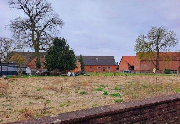 Blick auf das Wohngrundstück 