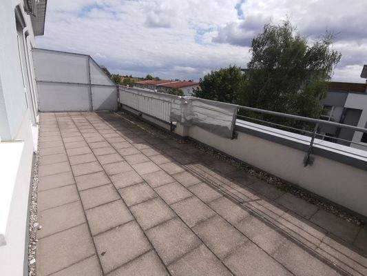 Dachterrasse mit Südausrichtung