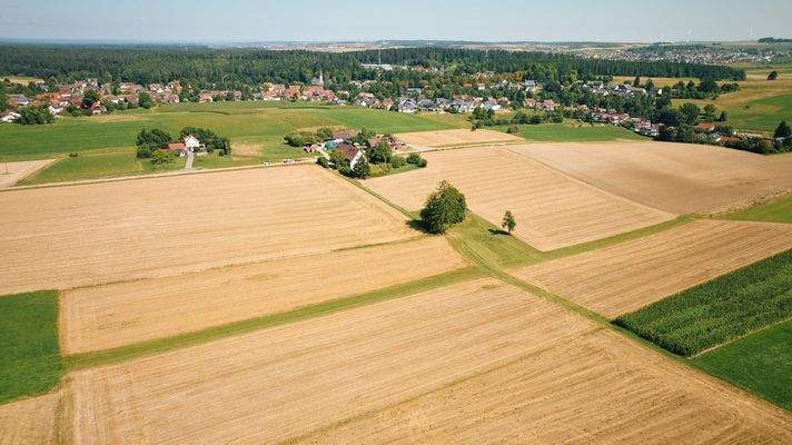 Objektansicht mit Grundstück 