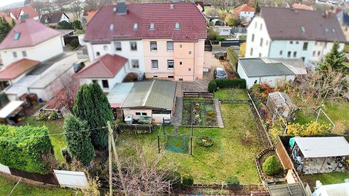 Grundstück von oben