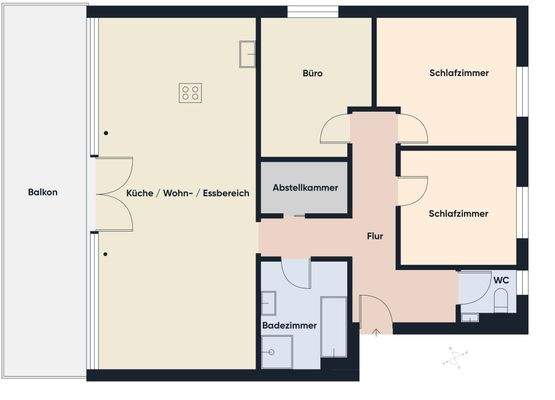 Grundriss ohne Maßstab