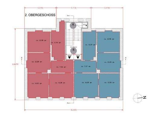 Grundriss 2. Obergeschoss