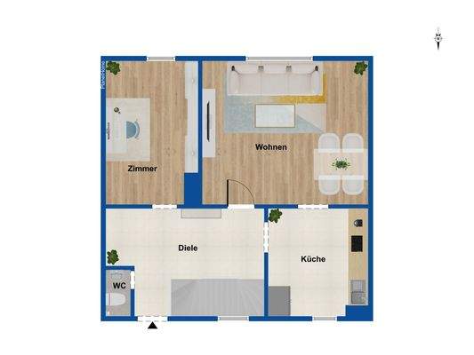 Grundriss Erdgeschoss