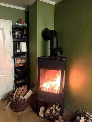 Wohnstube mit Kaminecke