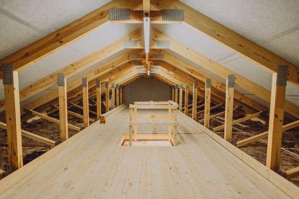 Spitzboden als Lagerfläche