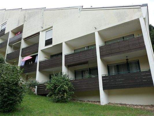 Hausansicht von unterer Seite