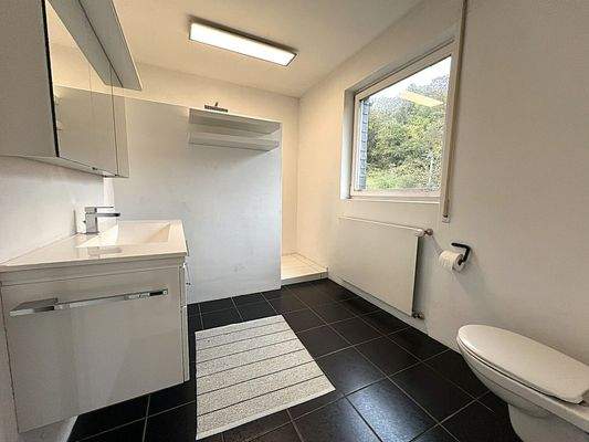 Modernisiertes Badezimmer mit begehbarer Dusche