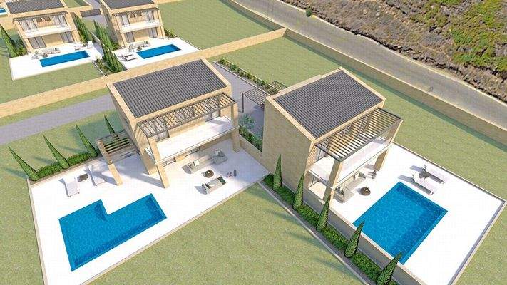 Stone Villas for sale in Tersana, Akrotiri -Villa 