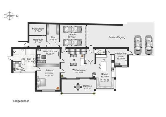 Grundriss Erdgeschoss