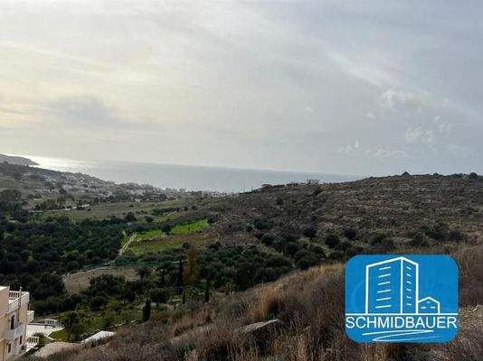 Kreta, Kalamaki: Extra großes Grundstück mit Baugenehmigung für ein Hotel zu verkaufen