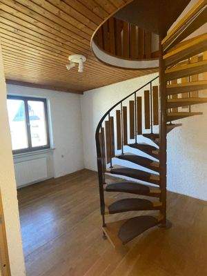 OG Zimmer mit Wendeltreppe